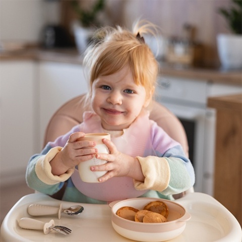 Babyono Zestaw naczyń dla dzieci Farmer 3szt.