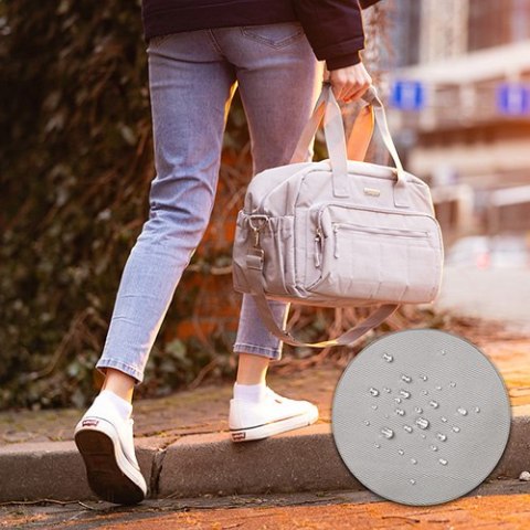 Babyono Torba podróżna dla mamy szara