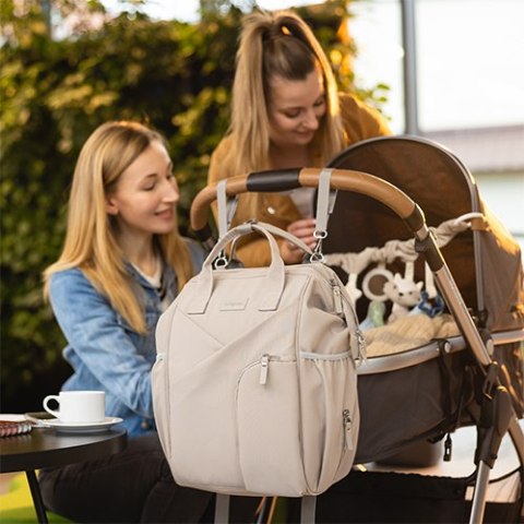 Babyono Plecak dla mamy Modern Style beżowy