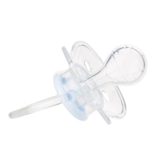 Canpol Smoczek uspokajający silikonowy okrągły 0-6 m-cy Newborn baby niebieski