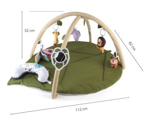 Mata edukacyjna sensoryczna Liść TinyMini Milly Mally