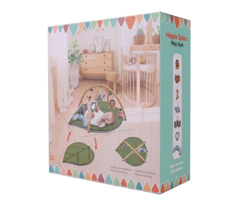 Mata edukacyjna sensoryczna Liść TinyMini Milly Mally
