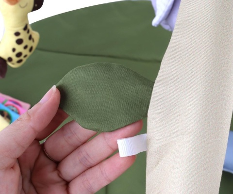 Mata edukacyjna sensoryczna Liść TinyMini Milly Mally