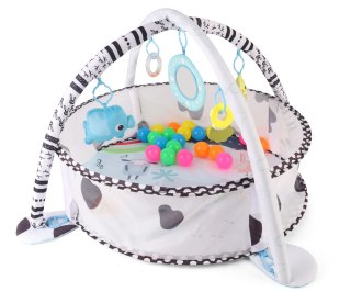 Milly Mally Mata edukacyjna 2w1 Basen z piłkami kontrastowa TinyMini JL626-2D