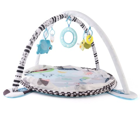 Milly Mally Mata edukacyjna 2w1 Basen z piłkami kontrastowa TinyMini JL626-2D