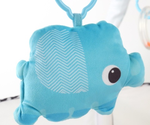 Milly Mally Mata edukacyjna 2w1 Basen z piłkami kontrastowa TinyMini JL626-2D