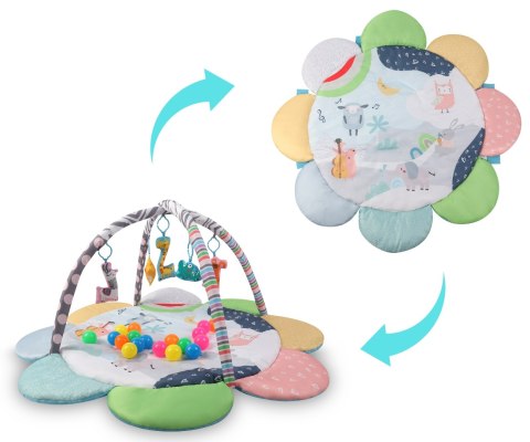 Mata edukacyjna 2w1 Kwiat Zoo Milly Mally TinyMini