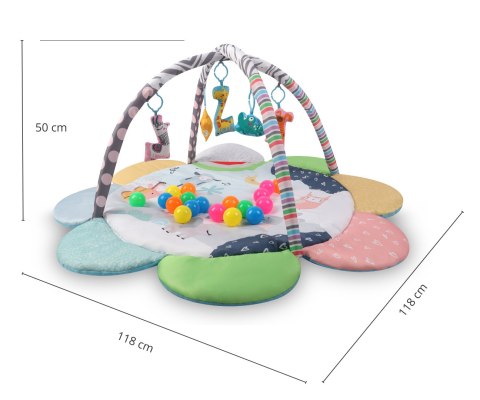 Mata edukacyjna 2w1 Kwiat Zoo Milly Mally TinyMini