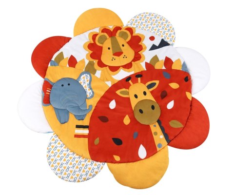 Milly Mally Mata edukacyjna 2w1 Kwiat Safari TinyMini JL639-2B