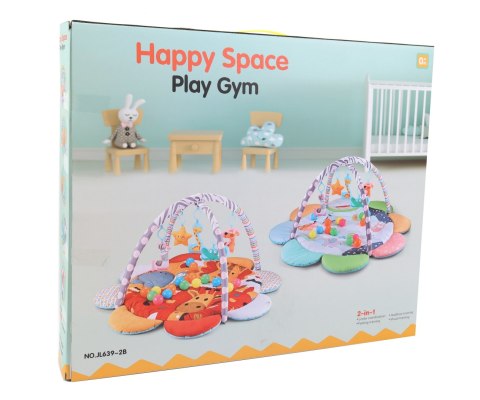 Milly Mally Mata edukacyjna 2w1 Kwiat Safari TinyMini JL639-2B