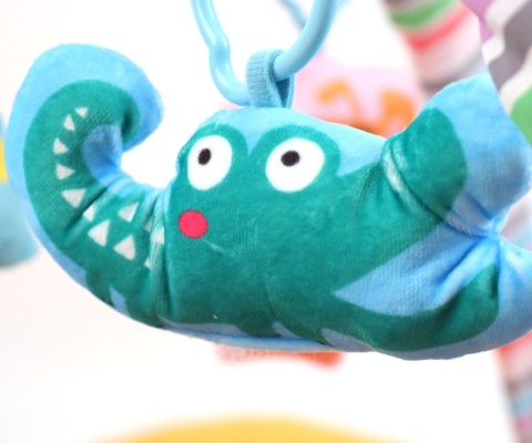 Milly Mally Mata edukacyjna 2w1 Kwiat Safari TinyMini JL639-2B