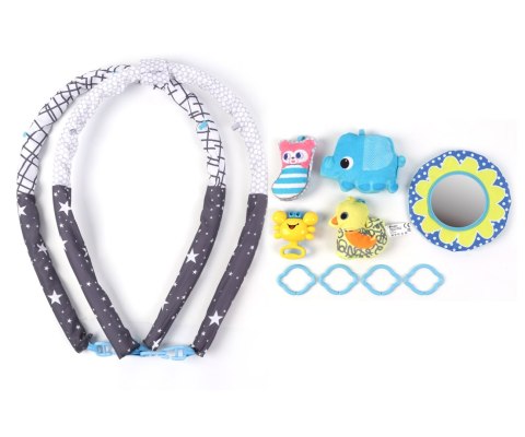 Milly Mally Mata edukacyjna 2w1 Kojec z piłeczkami kontrastowa TinyMini JL652-1A