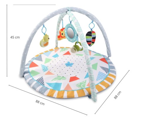 Milly Mally TinyMini Mata edukacyjna 2w1 Dziecięcy Świat sensoryczna JL661-1C