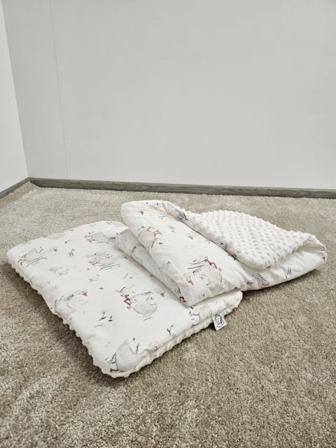 Poduszka dwustronna bawełna minky 40 x 60 Gąski