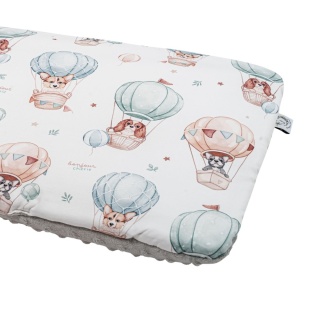 Poduszka dwustronna bawełna minky 40 x 60 Pieski