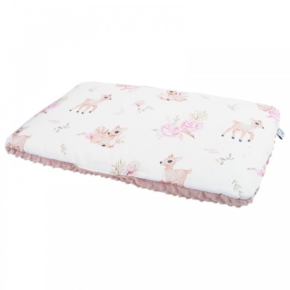 Poduszka dwustronna bawełna minky 40 x 60 Sarenki
