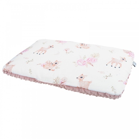 Poduszka dwustronna bawełna minky 40 x 60 Sarenki