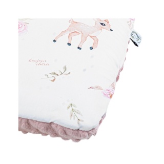 Poduszka dwustronna bawełna minky 40 x 60 Sarenki