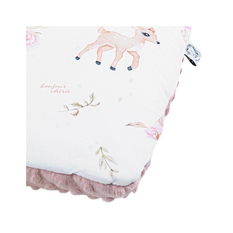 Poduszka dwustronna bawełna minky 40 x 60 Sarenki