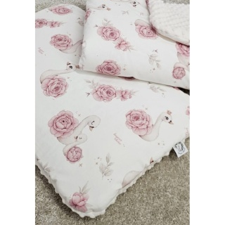 Poduszka dwustronna bawełna minky 40 x 60 Royal Baby