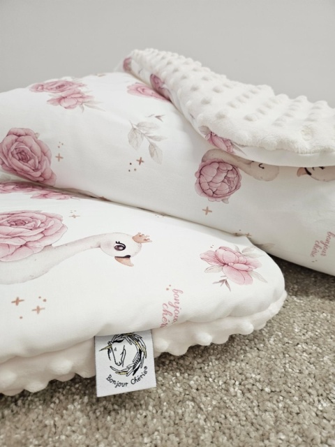 Poduszka dwustronna bawełna minky 40 x 60 Royal Baby