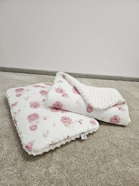 Poduszka dwustronna bawełna minky 40 x 60 Royal Baby