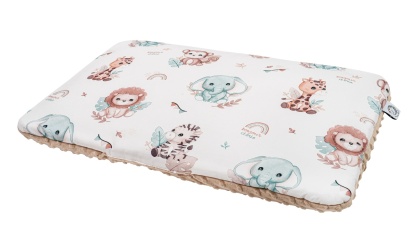 Poduszka dwustronna bawełna minky 40 x 60 Safari