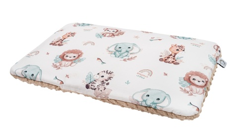 Poduszka dwustronna bawełna minky 40 x 60 Safari