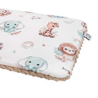 Poduszka dwustronna bawełna minky 40 x 60 Safari