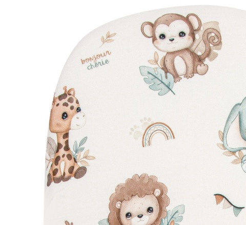 Prześcieradło bawełniane z gumką 60x120 Safari