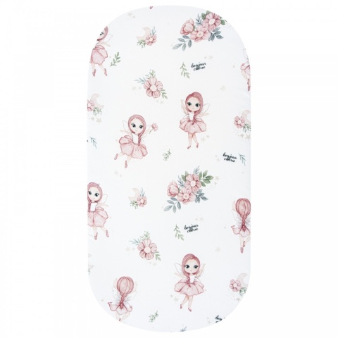 Prześcieradło bawełniane z gumką 60x120 Wróżki