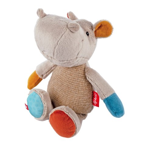 Pierwsza przytulanka Hipopotam 26cm patchworkowa maskotka zabawka sigikid