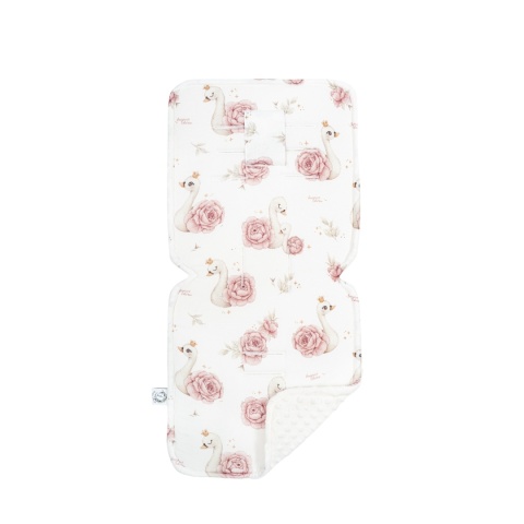 Wkładka do wózka spacerowego Duża Dwustronna bawełna minky 86x37 Royal Baby