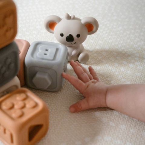 Woopie Baby Zestaw piramidka klocki sensoryczne