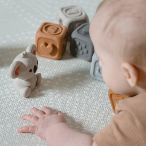 Woopie Baby Zestaw piramidka klocki sensoryczne