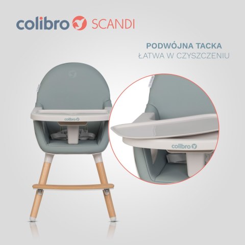 Colibro Krzesełko do karmienia Scandi Agava