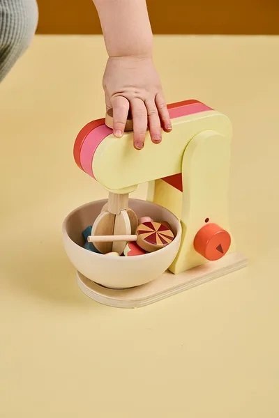 Kid's Concept - Drewniany mikser stojący, żółty KID'S HUB