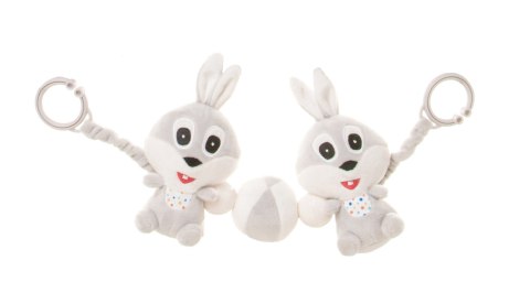 4 BABY R11 P&E Grzechotka do wózka Pram Toy RABBIT