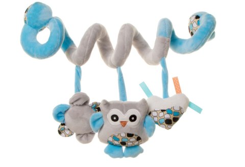 4BABY OB07 P&E Spiralka pluszowa Spiral Toy OWL