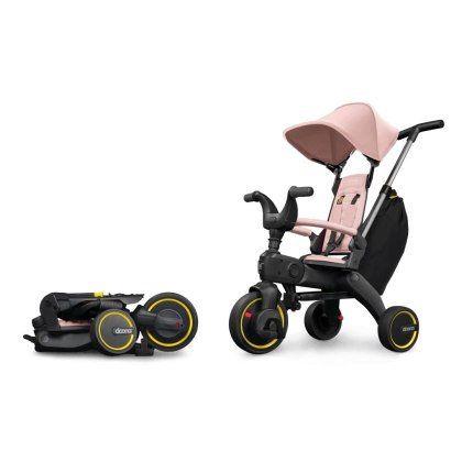 Doona - Składany Rowerek Trójkołowy Liki S3 - Blush Pink