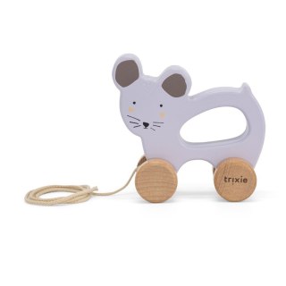Drewniana zabawka do ciągnięcia Trixie Baby - Mysz Trixie Baby