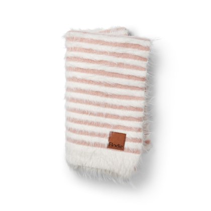 Elodie Details - Kocyk Furry Knit - Faded Rose