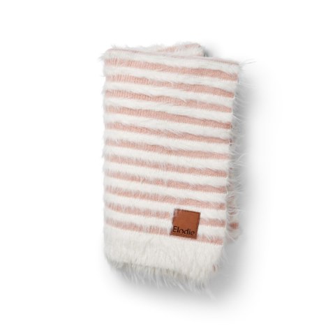 Elodie Details - Kocyk Furry Knit - Faded Rose
