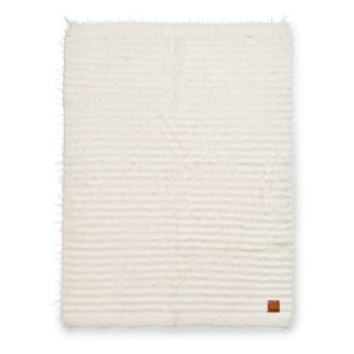 Elodie Details - Kocyk Furry Knit - Vanilla White