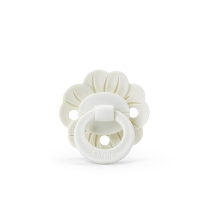ELODIE DETAILS - smoczek lateksowy Binky Bloom Newborn 0-6m, vanilla white