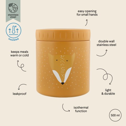 Termiczny pojemnik na jedzenie 500 ml - Termos Lis Trixie Baby