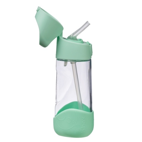 B.Box Butelka tritanowa ze słomką 450 ml Spearmint