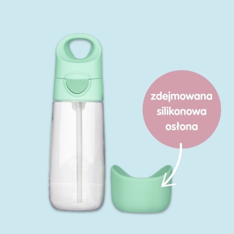 B.Box Butelka tritanowa ze słomką 450 ml Spearmint