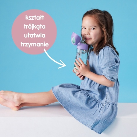 B.Box Butelka tritanowa ze słomką 450 ml Spearmint