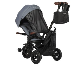 Rowerek Trójkołowy 4w1 Qplay Nova Deluxe Grey (szary)
